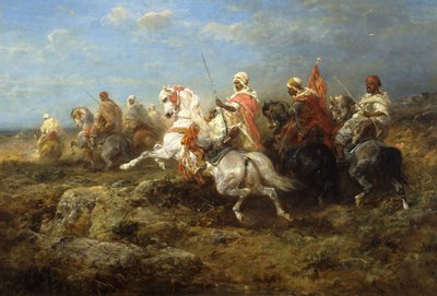 Patrol Arabski, autorstwa Adolf Schreyer