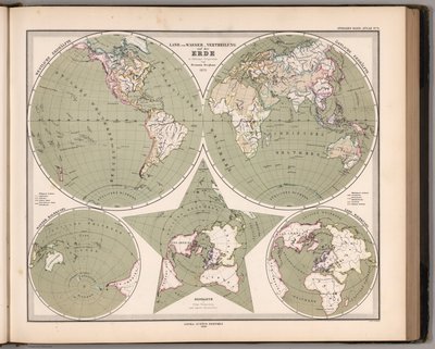 Podręczny atlas wszystkich części Ziemi i struktury świata (2761016) autorstwa Adolf Stieler