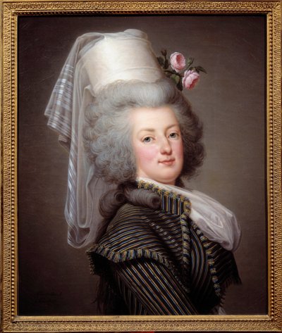 Portret Marii Antoniny de Lorraine-Habsburg, królowej Francji (1755-1793), w stroju amazońskim - Obraz Szweda Adolfa Ulricha Wertmullera (1751 - 1811) autorstwa Adolf Ulrich Wertmuller