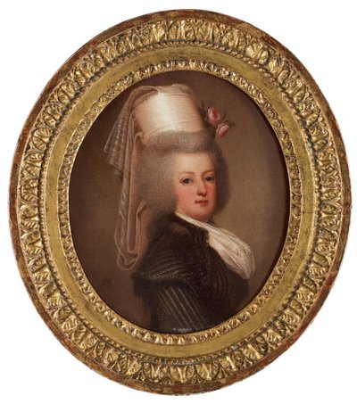Portret królowej Marii Antoniny z Francji 1755-1793, 1789 autorstwa Adolf Ulrich Wertmuller
