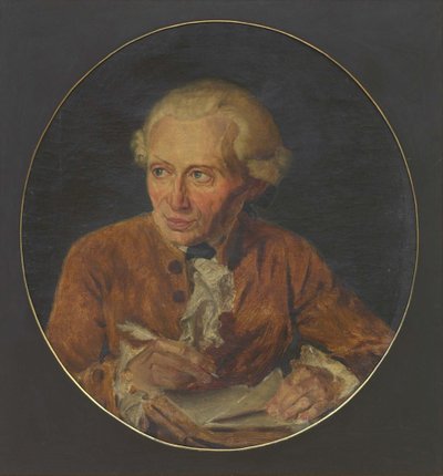 Portret Immanuela Kanta 1724-1804, początek XIX wieku autorstwa Adolf von Heydeck