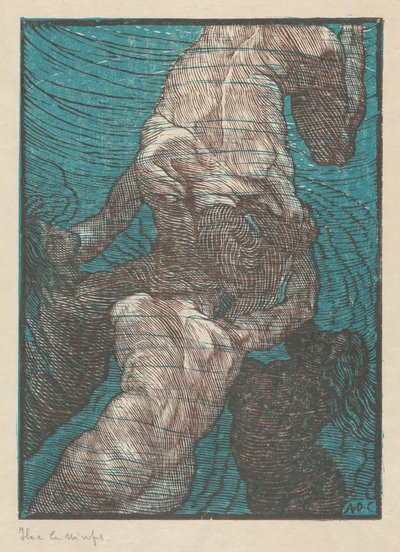 Ila e le ninfe (Hylas i nimfy) autorstwa Adolfo de Carolis