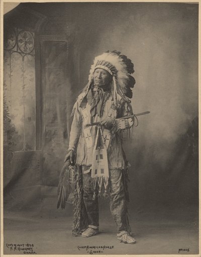 [Wódz American Horse z Oceti Sakowin Oyate].
 autorstwa Adolph F. Muhr