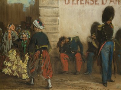 Pamięć Paryża, 1855 autorstwa Adolph Menzel