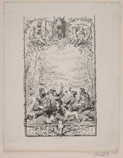 Toast wszystkich dzielnych myśliwych autorstwa Johan Adolph Kittendorff