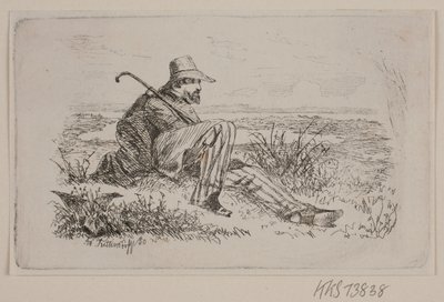 Siedzący chodzik autorstwa Johan Adolph Kittendorff