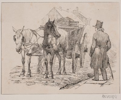 Koń śmieciarza autorstwa Johan Adolph Kittendorff