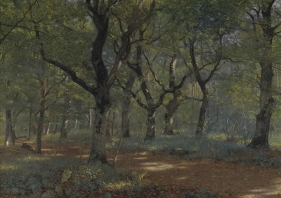 W lesie autorstwa Adolph Larsen