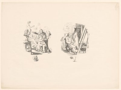 Artysta w trakcie kształcenia autorstwa Adolph Menzel