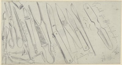 Instrumenty medyczne autorstwa Adolph Menzel