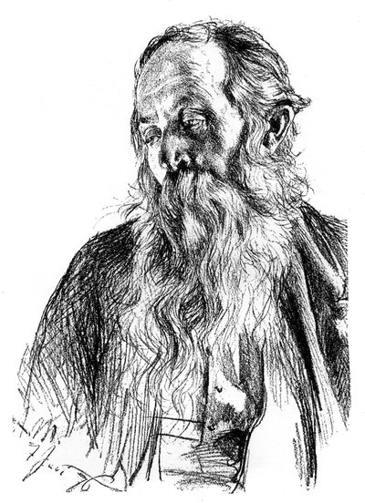 Studium Żyda, ok. 1880-1882 autorstwa Adolph Menzel