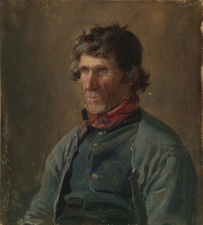 Joseph Steffens z Altenahr. Studium postaci autorstwa Adolph Tidemand