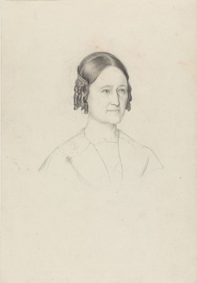 Żona artysty, Johanne Tidemand autorstwa Adolph Tidemand