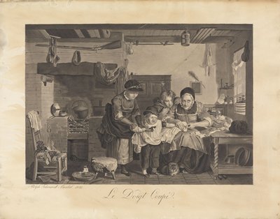 „Odcięty palec” autorstwa Adolph Tidemand