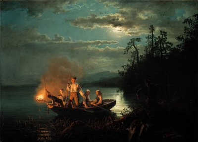 Słuchanie Krøderen autorstwa Adolph Tidemand