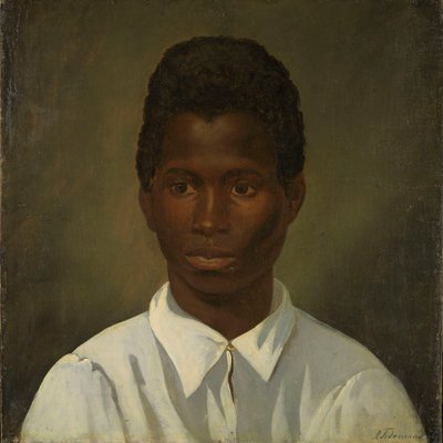 Portret młodego mężczyzny autorstwa Adolph Tidemand