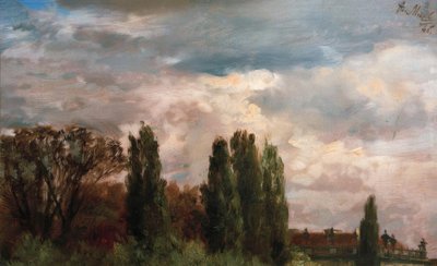 Widok na park księcia Albrechta autorstwa Adolph Menzel