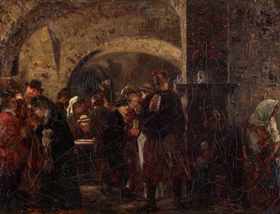 Esterházykeller w Wiedniu autorstwa Adolph Menzel