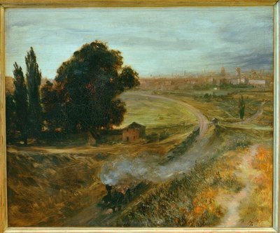 Berlin-Poczdamska Bahn autorstwa Adolph Menzel