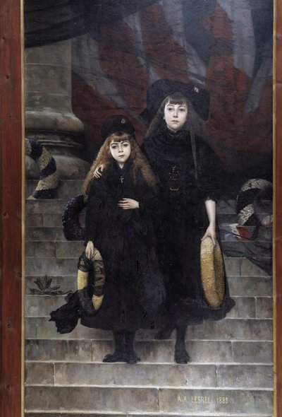 Alzacja i Lotaryngia, obraz A.A. Lesrel autorstwa Adolphe Alexandre Lesrel