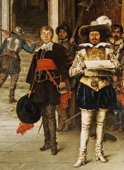 Muszkieterowie króla autorstwa Adolphe Alexandre Lesrel