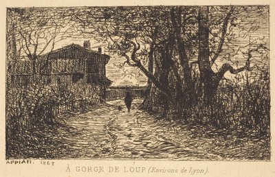 Wąwóz w Loup autorstwa Adolphe Appian