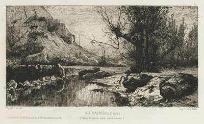 W Valromay Ain, 1868. autorstwa Adolphe Appian
