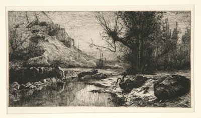W Valromey (Ain) Vallis Romana pod Julesem Cesar autorstwa Adolphe Appian