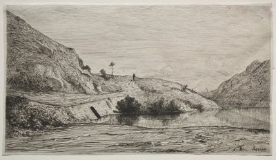 Brzegi Rodanu, 1865. autorstwa Adolphe Appian