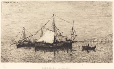 Łódź rybacka autorstwa Adolphe Appian