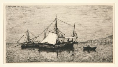 Łodzie żeglugowe (oceny d autorstwa Adolphe Appian