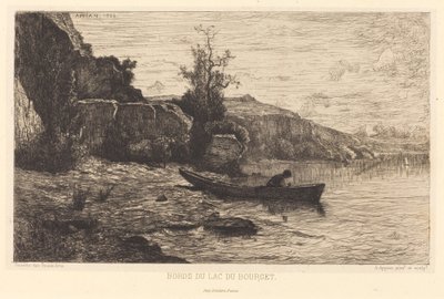 Krawędzie jeziora Bourget autorstwa Adolphe Appian