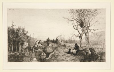Brzegi potoku w Rossilon (Ain) autorstwa Adolphe Appian