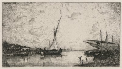 Kanał w Martigues autorstwa Adolphe Appian