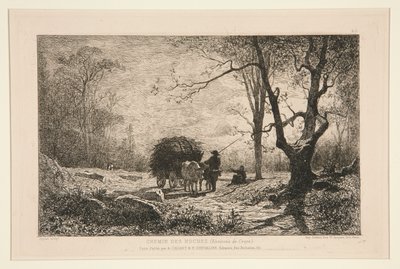 Ścieżka skał (wokół Creys) autorstwa Adolphe Appian