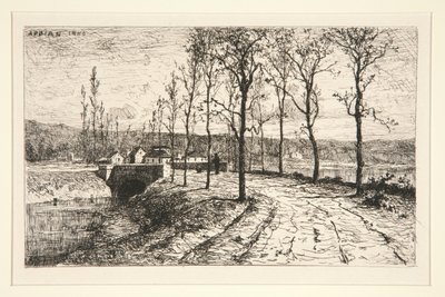 Wejście do wioski autorstwa Adolphe Appian