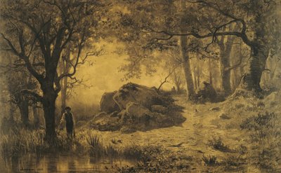 Staw na skraju lasu autorstwa Adolphe Appian