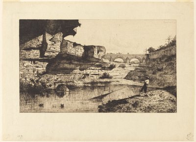 Most Hauteville autorstwa Adolphe Appian