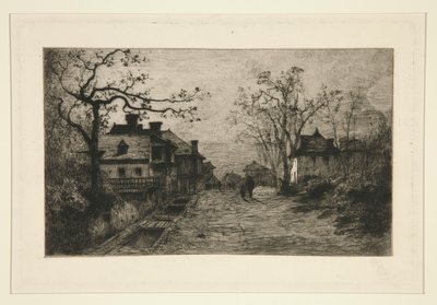 Wiejska ulica autorstwa Adolphe Appian