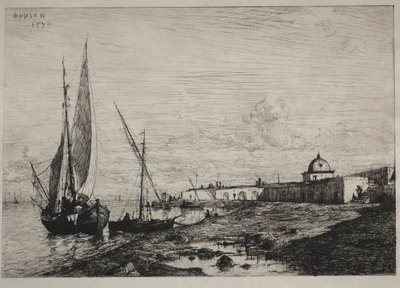 Port w San Remo, 1878. autorstwa Adolphe Appian