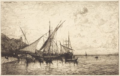 Port w Monako autorstwa Adolphe Appian