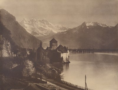 Zamek Chillon autorstwa Adolphe Braun