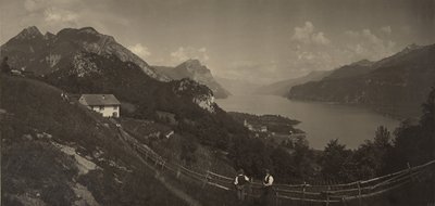 [Jezioro Walensee, Szwajcaria] autorstwa Adolphe Braun