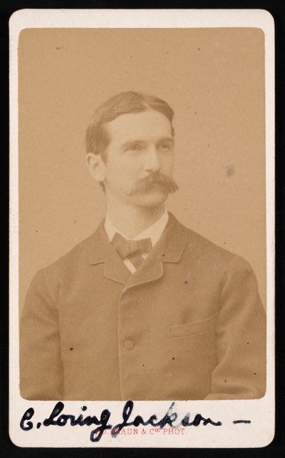 Portret Charlesa Loringa Jacksona z lat 1847-1935, ok. 1887 r. autorstwa Adolphe Braun