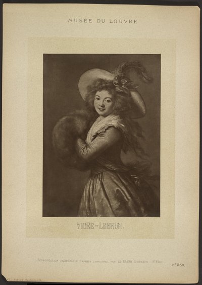 [Autoportret autorstwa Vigee-Lebrun, Luwr] autorstwa Adolphe Braun