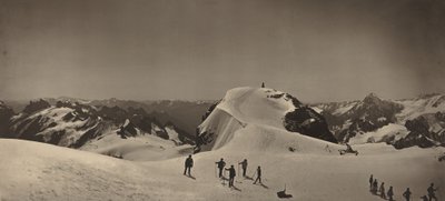Szczyt Mont Titlis, Szwajcaria autorstwa Adolphe Braun