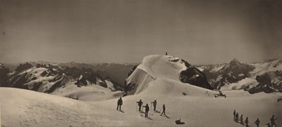 Szczyt Mont Titlis, Szwajcaria autorstwa Adolphe Braun