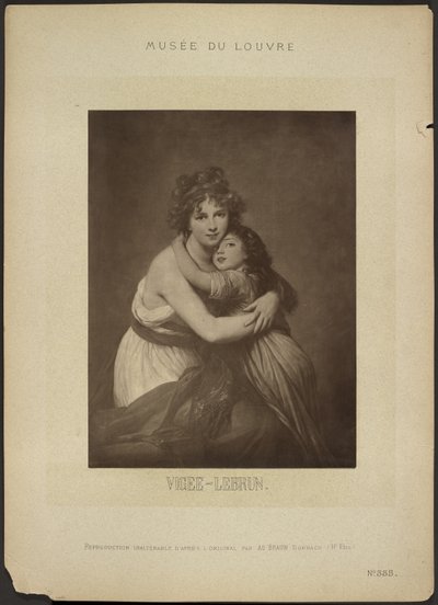 [„Artystka i jej córka”, autorstwa Vigee-Lebrun, Luwr] autorstwa Adolphe Braun