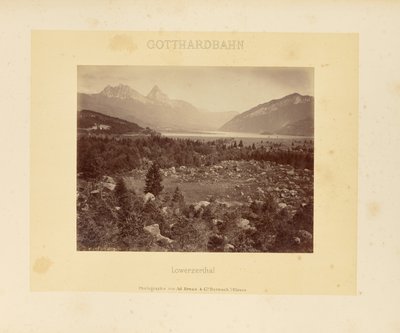 Kolej Gottharda: Lowerzerthal autorstwa Adolphe Braun and Cie