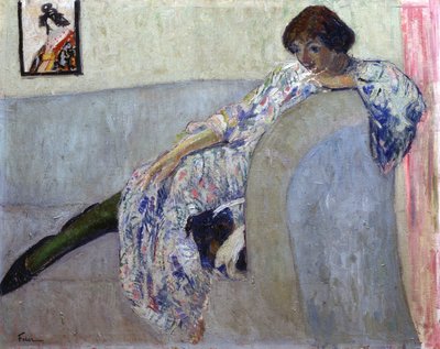 Portret poetki Very Inber 1890-1972, lata 20. autorstwa Adolphe Feder